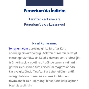 Fenerium Dan Forma Alırken Taraftar Kart Üyeliğim Görünmedi.