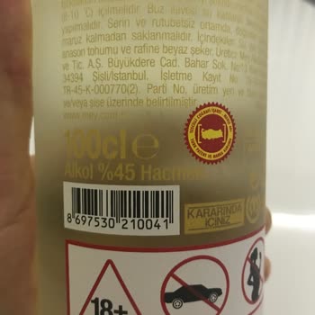 Migros'tan Aldığım Rakının Tarihi Geçmiş Sonradan Fark Ettim