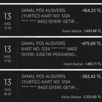 Getir Hesabımdan İzinsiz Para Çekildi