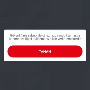 Ziraat Mobil Temassız Ödeme Hatası Android 13