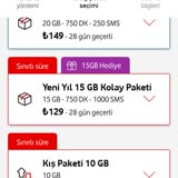 Vodafone Kolay Paket Yükleme Sonrası Hediye İnternetin Gelmemesi
