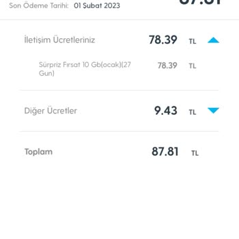 Turkcell Taahhüdü Onaylamayıp Yüksek Fatura Gönderiyor.
