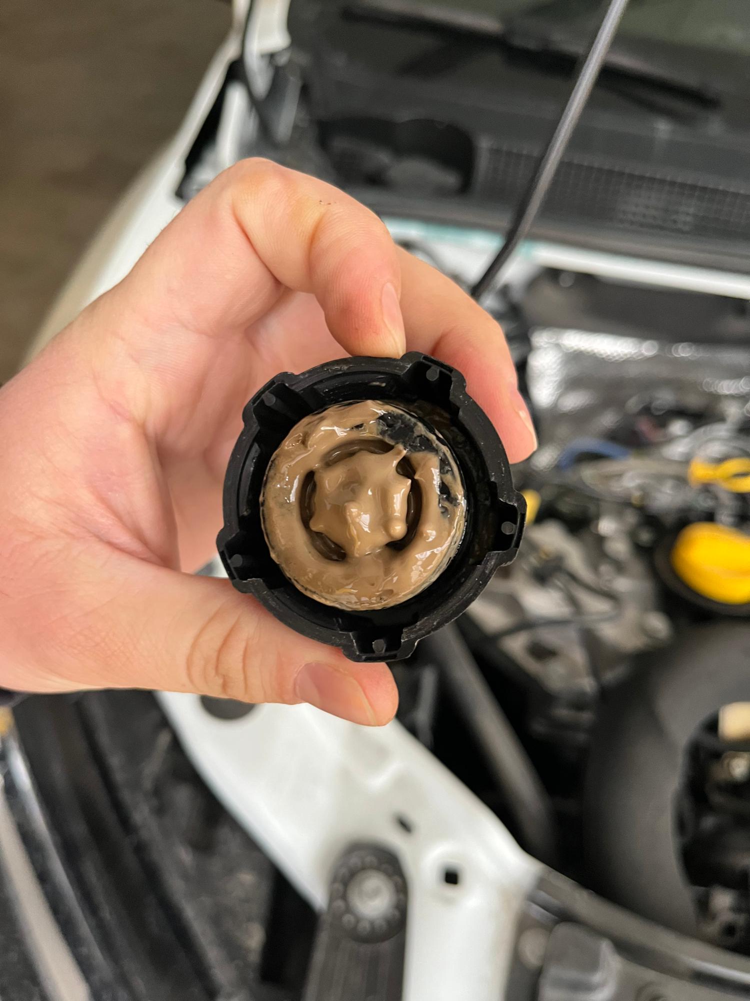 My brandnew Dacia Sandero experienced oil cooler failure Xolvie