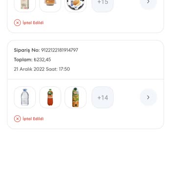 A101 Kapıda Sipariş İptalleri