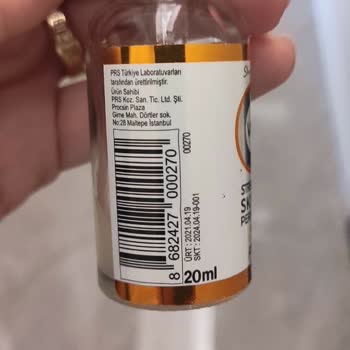 Procsin C Vitamini Serumu 20 ML Bozuldu ve Firma İlgisiz Davrandı