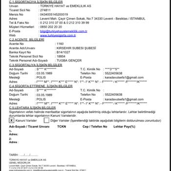 VakıfBank Onayım Olmadan 4 Tane Sigorta Yaptı