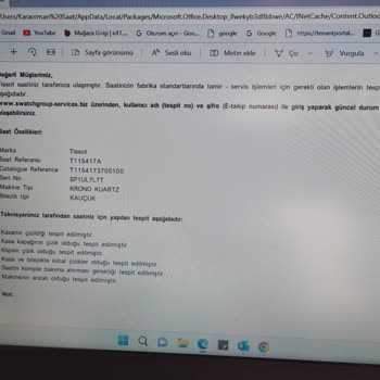 Tissot Saat Arızası. Swatch Group İlgisizliği