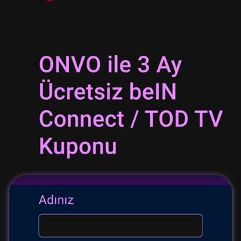 Vatan Bilgisayar Onvo Tv'lere Verilen 3 Ay Ücretsiz Bein Connect Eğlence Paketi