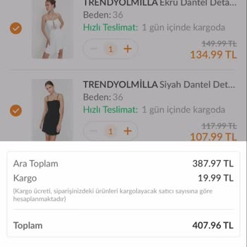 Trendyol Kargo Ücreti 100 Den Fazla