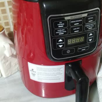 Karaca Züccaciye Air Pro Cook XL 2 In 1 Airfryer Kırmızı Renginin Konuşma Özel