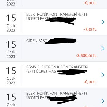 Yapı Kredi Bankası EFT Ücreti Kesintisi