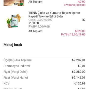 Tiens Network Üyelik İptalini İstiyorum Paramı İstiyorum