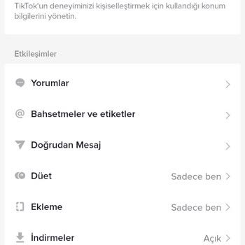 TikTok Hesabımda Profil Görüntülemesi