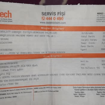 Samsung Telefon Telefonum Servisten Geldiğinde Daha Çok Şikayetim Arttı