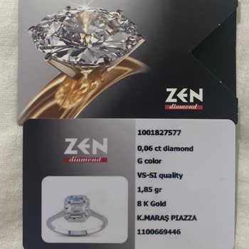 Zen Pırlanta Ölçüsü Uymayan Yüzüğü Ertesi Gün İade Almadı