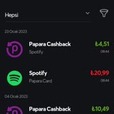 Papara Spotify Cashback Ödemesi Sorunu