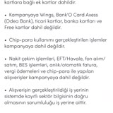 Akbank Axess Kart Kampanya Şartları Açık Değil