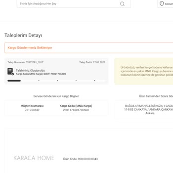 Homend Servis Tam Bir Fiyasko!