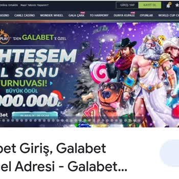 Galabet Bir Nevi Yanıltma Yapılıyor