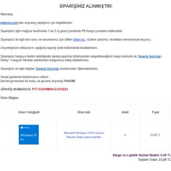 Epttavm Ödeme Aldı Ürünü Teslim Etmedi Sipariş Göstermedi