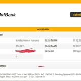 VakıfBank Hesabımdan Bilgim Dışı Para Çekilmesi