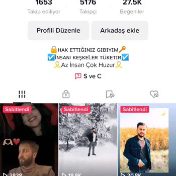 TikTok İnsanları Takip Edemiyorum