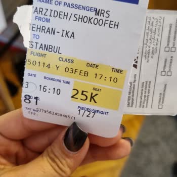 Mahan Air Havalimanında Kırılan Valizim