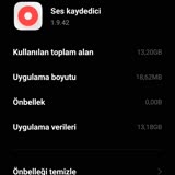 Xiaomi Ses Kaydedici Uygulaması Çok Yer Kaplıyor