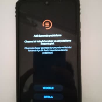 Huawei p 30 Lite Acil Yedekleme Moduna Girdi Hep Aynı Ekranda