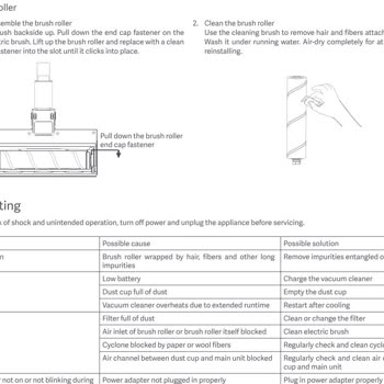 Roidmi S1 Special 28.8v Kablosuz Şarjlı Dikey Süpürgede Tasarım Hatası
