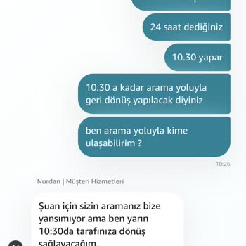 Amazon Ücret İadesi Yapılmaması