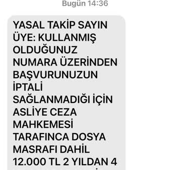 Numara Kime Ait Rahatsız Edici Mesaj