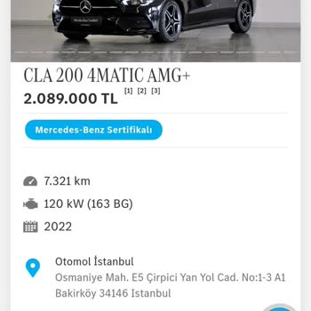 Mercedes-Benz Araç Alımı Ve Olmaması