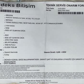 Adata Hepsiburada Ve Avasya Şirketi Resmen Beni Suçluyor