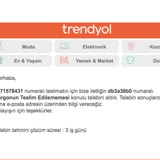 Trendyol destek deals mail