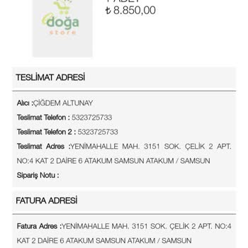 Doğa Koleji Eğitim Kurumları Kitap Faturasını Alamıyorum