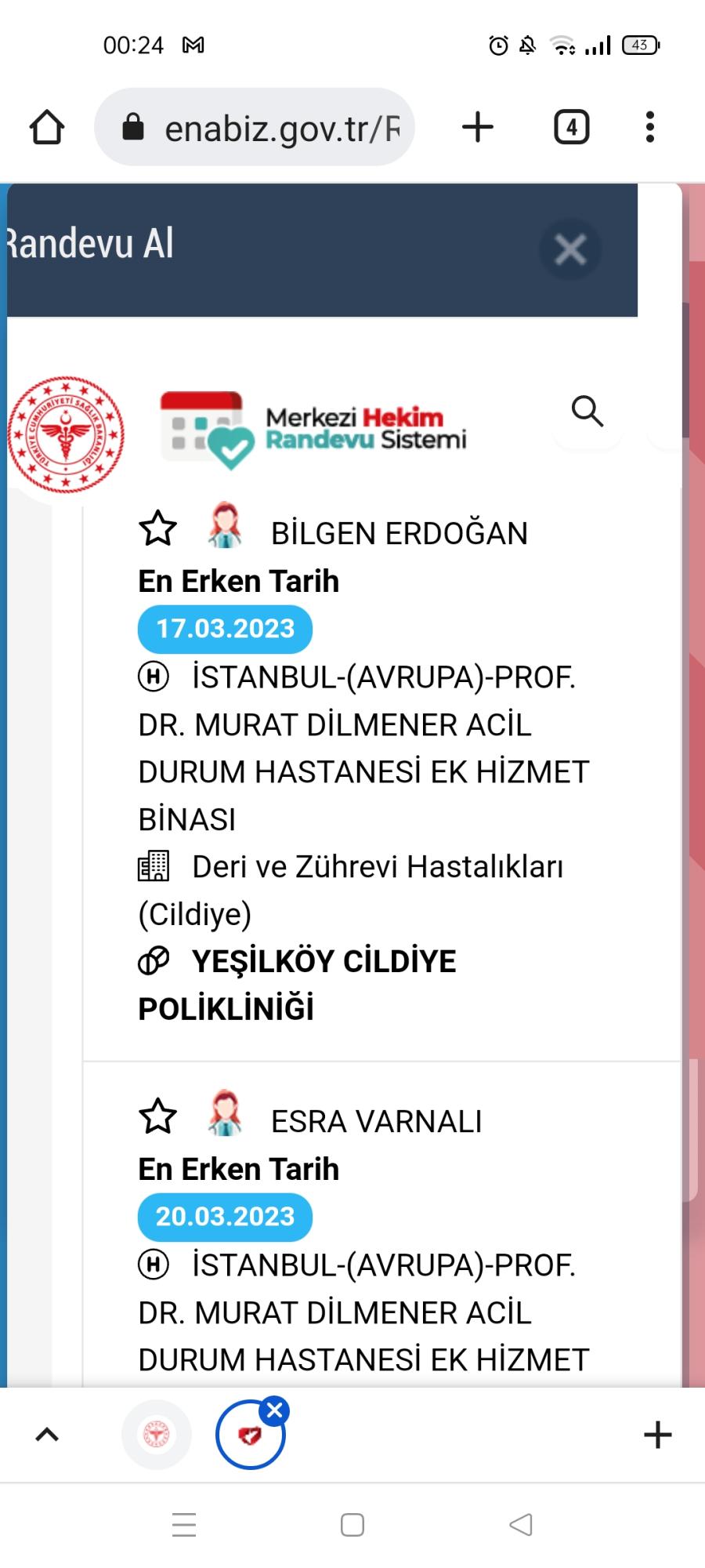 MHRS (Merkezi Hekim Randevu Sistemi) Bana Çıkmayan Randevu Kızıma Nasıl ...