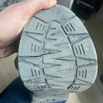 Tergan Deri Siyah Nubuk Deri Erkek Bot  Tabanının Yırtılması