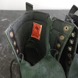 Yeşil Kundura Ayakkabının Şüpheli Ve Deforme Olması