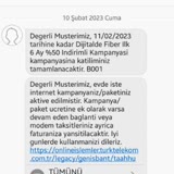 Türk Telekom Cayma Bedelinin Bilgi Verilmeden Faturaya Yansıtılması