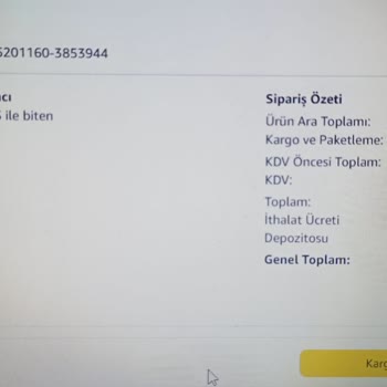 Amazon Hatası Yüzünden Alınamayan Ürün