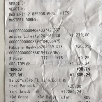 Boyner'den Aldığım Adidas Ayakkabının Değişimine Red Verilmesi