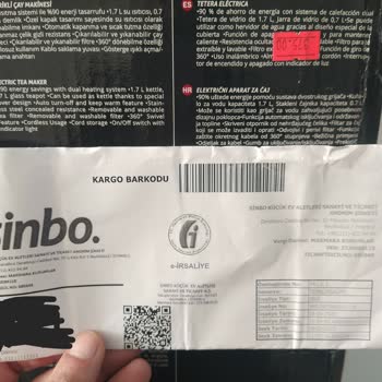 Sinbo Sıfır Ürün Diye Tamir Edilmiş Ürün Gönderiyorsunuz