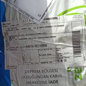 PTT Kargo Gönderilmeyen Kargonun Ücretini Vermiyorlar Şikayetçiyim