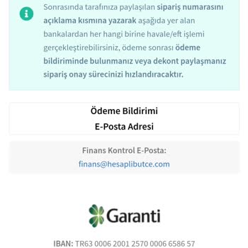 Hesaplibutce.com Aldığım Ürün Ortada Yok