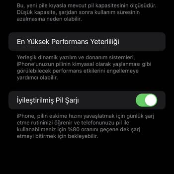 iPhone 11 Pil Sağlığı
