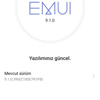 Huawei P20 Lite Güncelleme Gelmiyor EMUI 9.1.0'de Kaldı