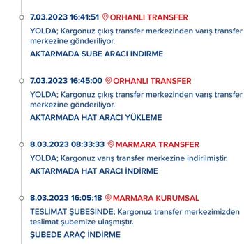 Aras Kargo Siparişim Elime Ulaşmadı