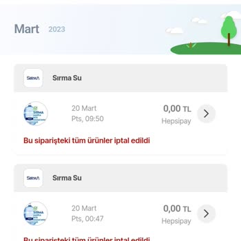Hepsiburada Sırma Damacana Su Göndermiyor