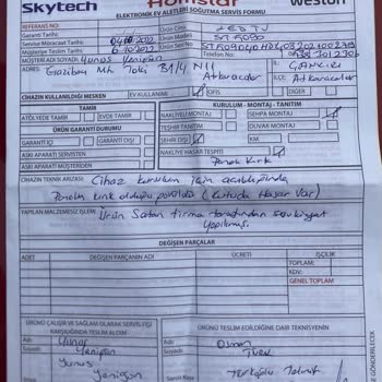 Artı İnşaat Televizyon Paneli Kırık Geldi